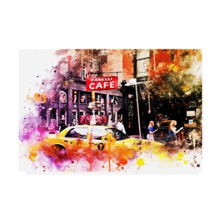Philippe Hugonnard 'NYC Watercolor Collection - In Soho' Canvas Art,30x47